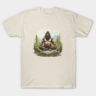 Bigfoot Yoga T-Shirt